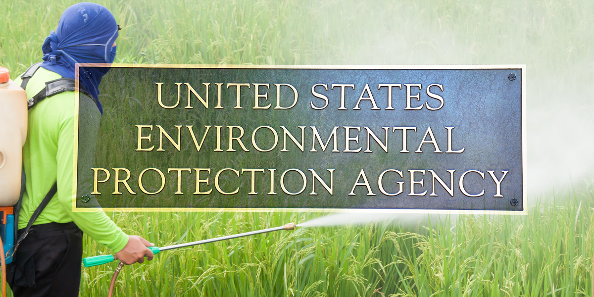 United States Environmental Protection Agency panel pesticide spraying