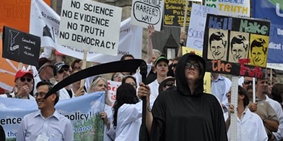 GMO science protest