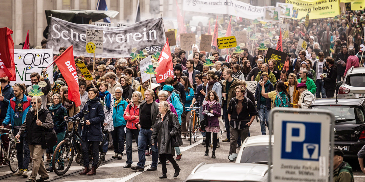 March against Monsanto and Syngenta Basel