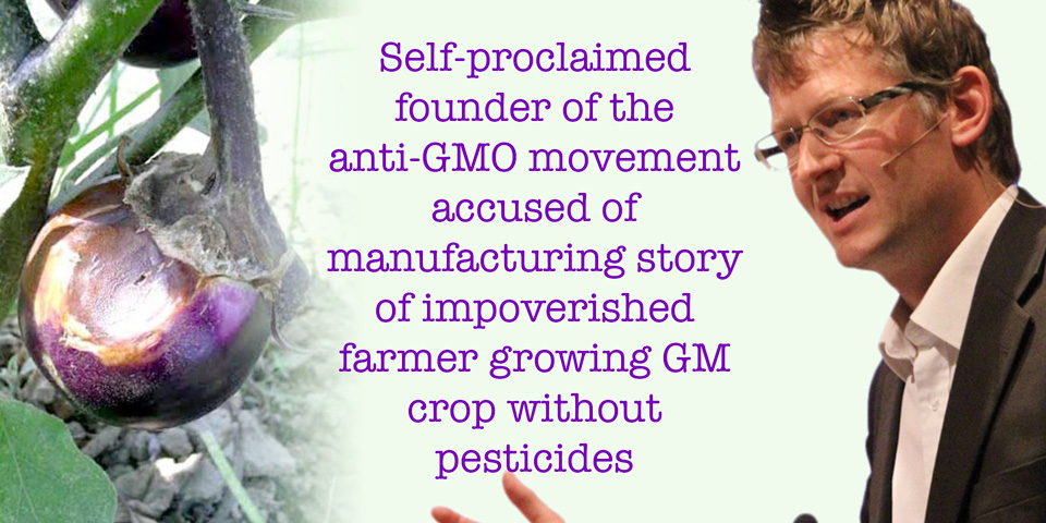 Mark Lynas self proclaimed founder of-anti-GMO movement accused