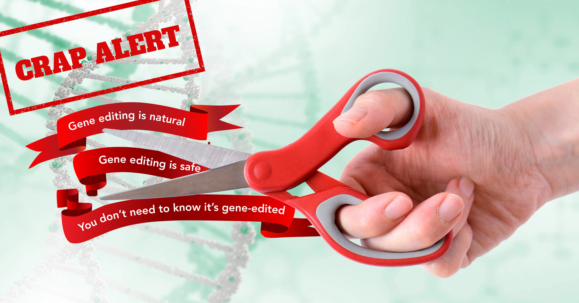 Crap Alert Scissors DNA