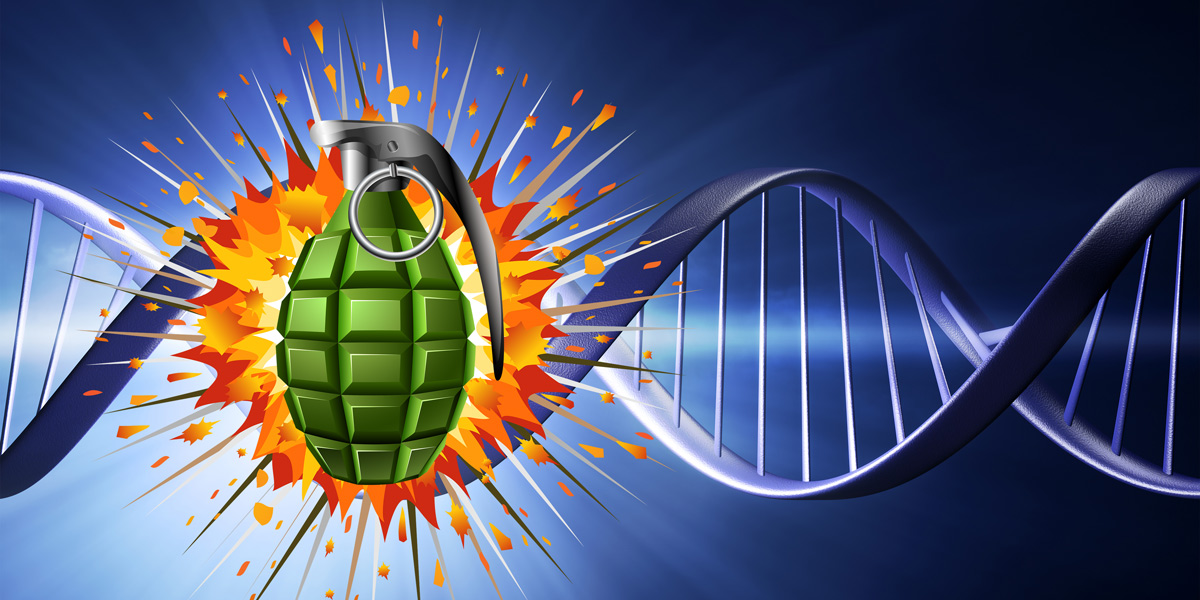 DNA Hand Grenade Explosion