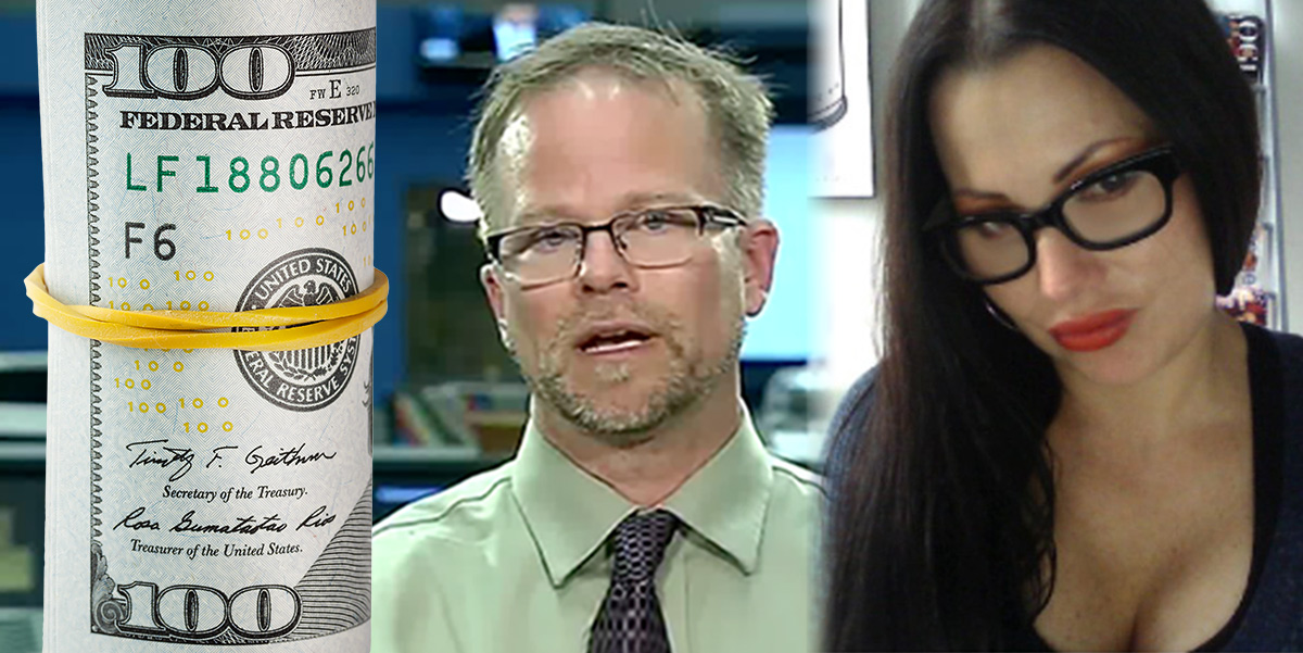 Roundup dollars Kevin Folta and Wife
