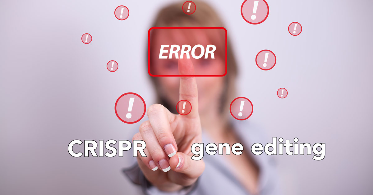 Error Button CRISPR gene editing