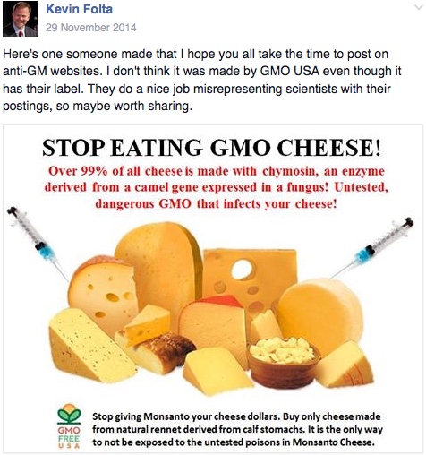 Fake GMO USA image posted by Folta