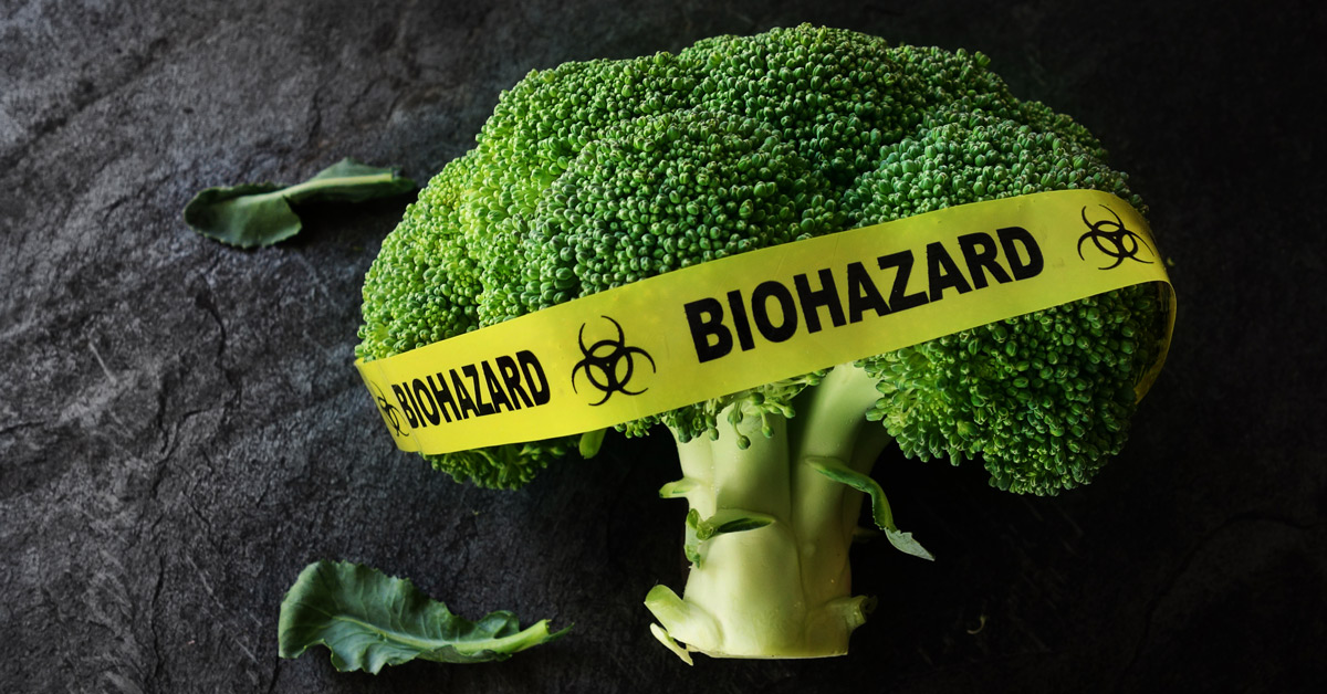Genetically modified vegetables biohazard