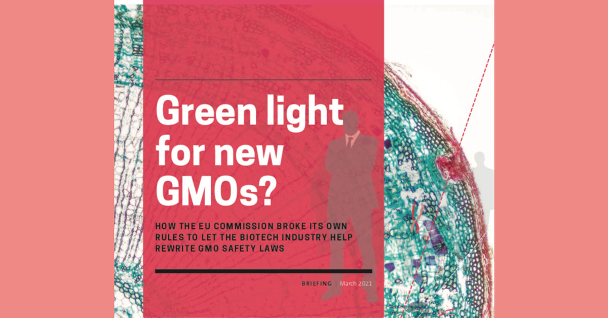 EU Commission breaking own rules to give green light for new GMOs?