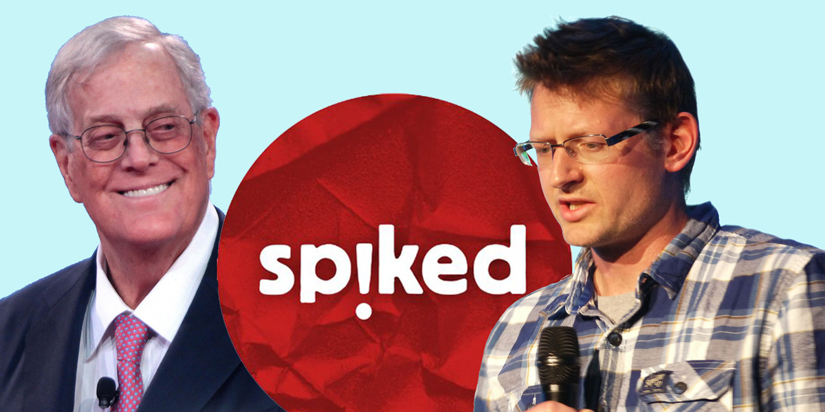 David Koch, Spiked logo and Mark Lynas