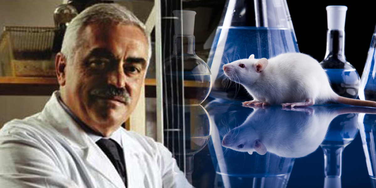 Morando Soffritti and laboratory rat