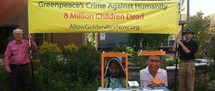Patrick Moore 8 million dead children campaign