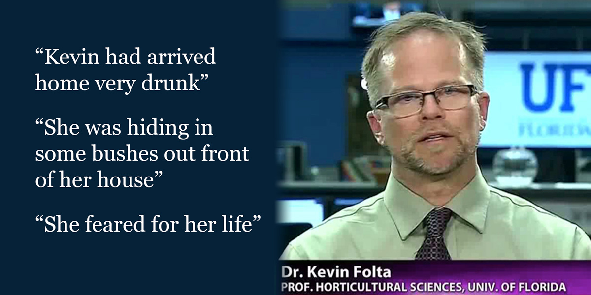 Kevin Foltas Wife Told Friend “she Feared For Her Life” When Folta Was “drunk” And “belligerent”