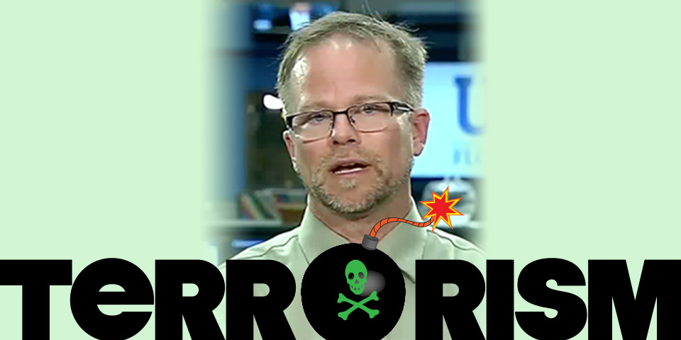 Terrorism claims by Kevin Folta