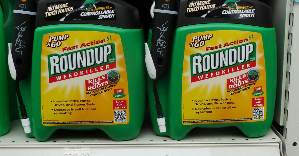 Two Roundup containers