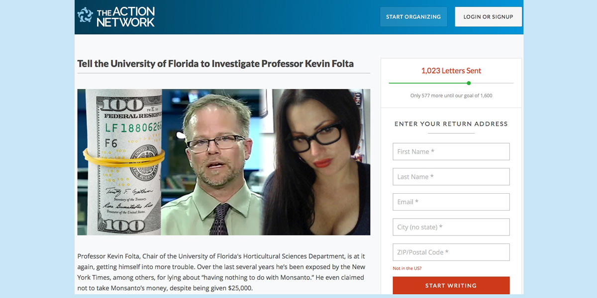 University of Florida should take action on Kevin Folta