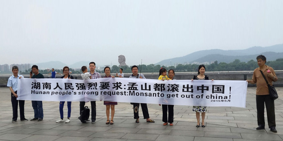 Anti-Monsanto demonstration in China