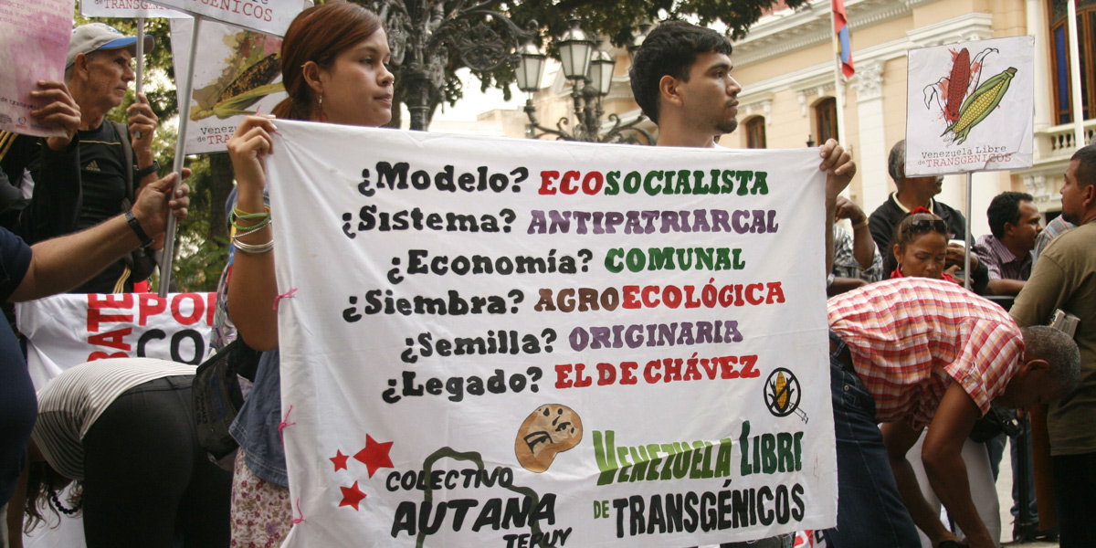 anti-GMO protest Venezuela