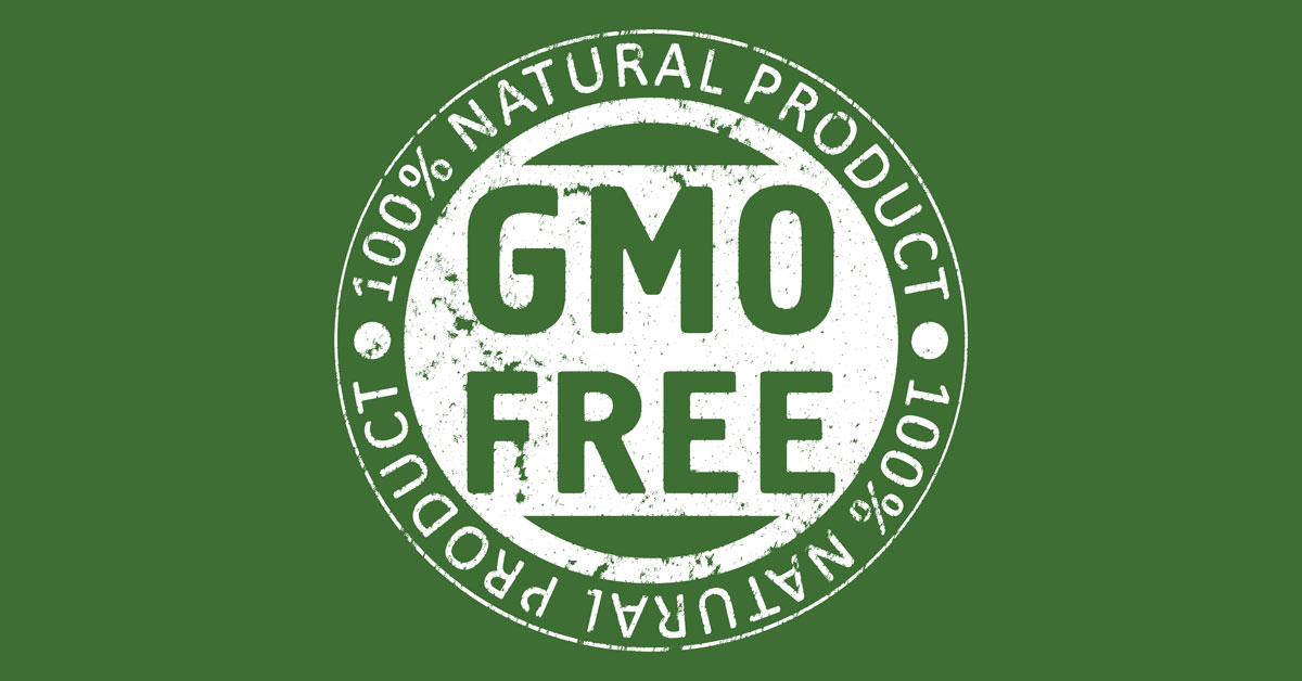 GMO-Free rubber stamp